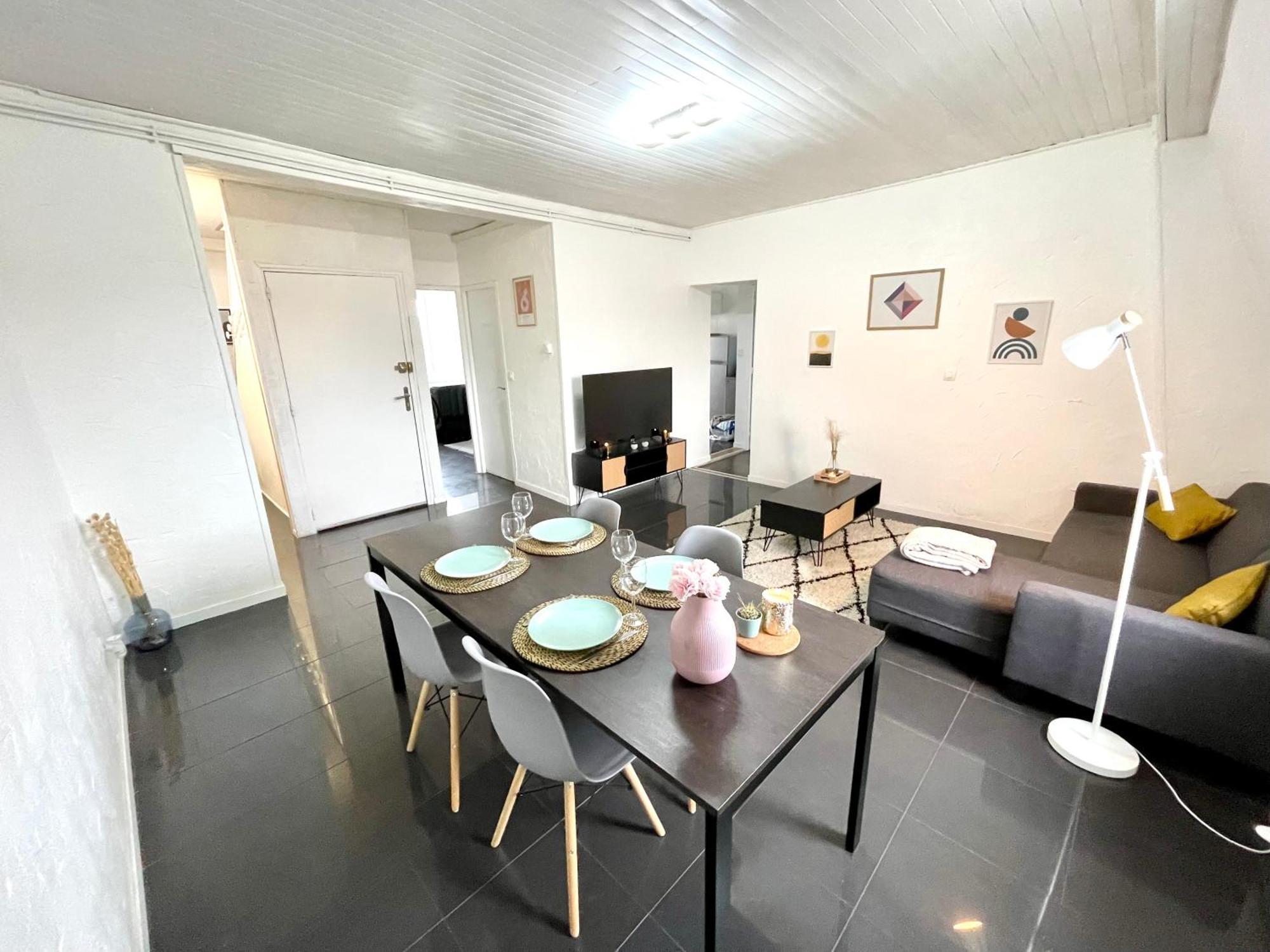 Appartement Duplex 90M2 - 3 Chambres - มูลูส ภายนอก รูปภาพ